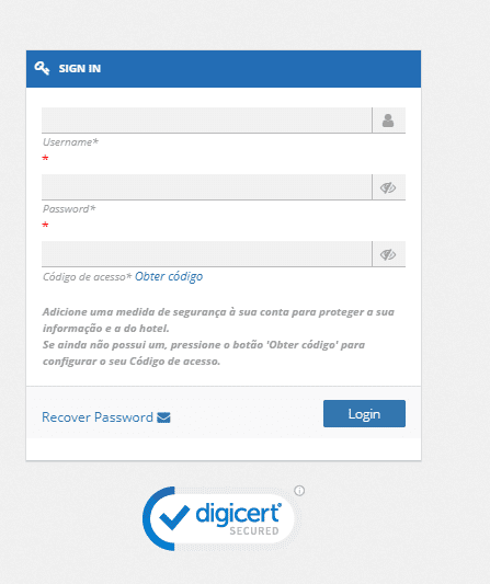 Autenticação Multifator para aceder ao Backoffice e-GDS